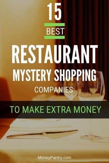 restaurant mystery shopper agencies.